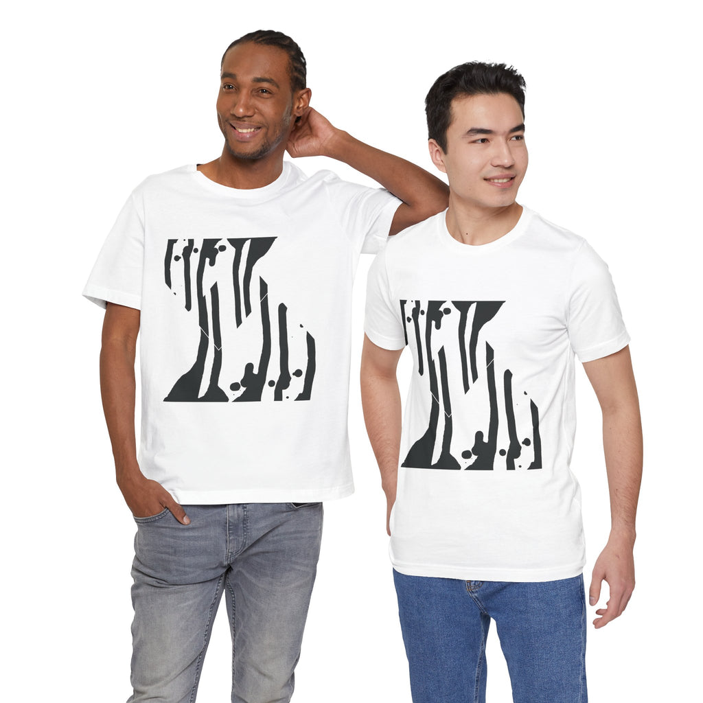 Ink Drip — Black & White Abstract 'Drip' Graphic Tee