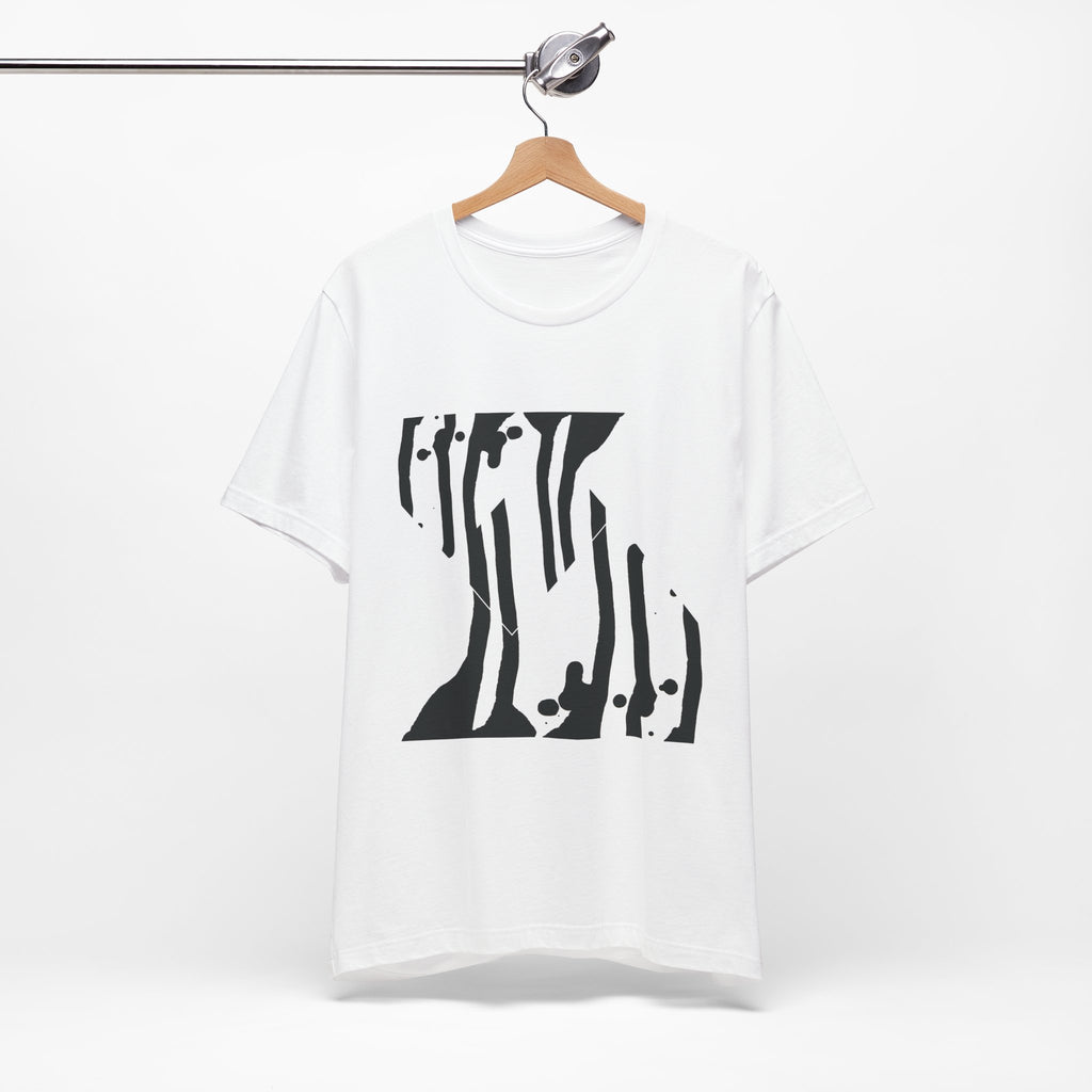 Ink Drip — Black & White Abstract 'Drip' Graphic Tee