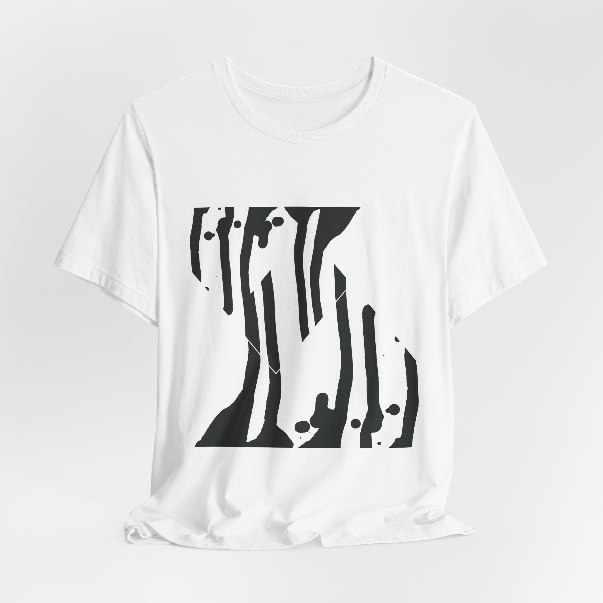 Ink Drip — Black & White Abstract 'Drip' Graphic Tee
