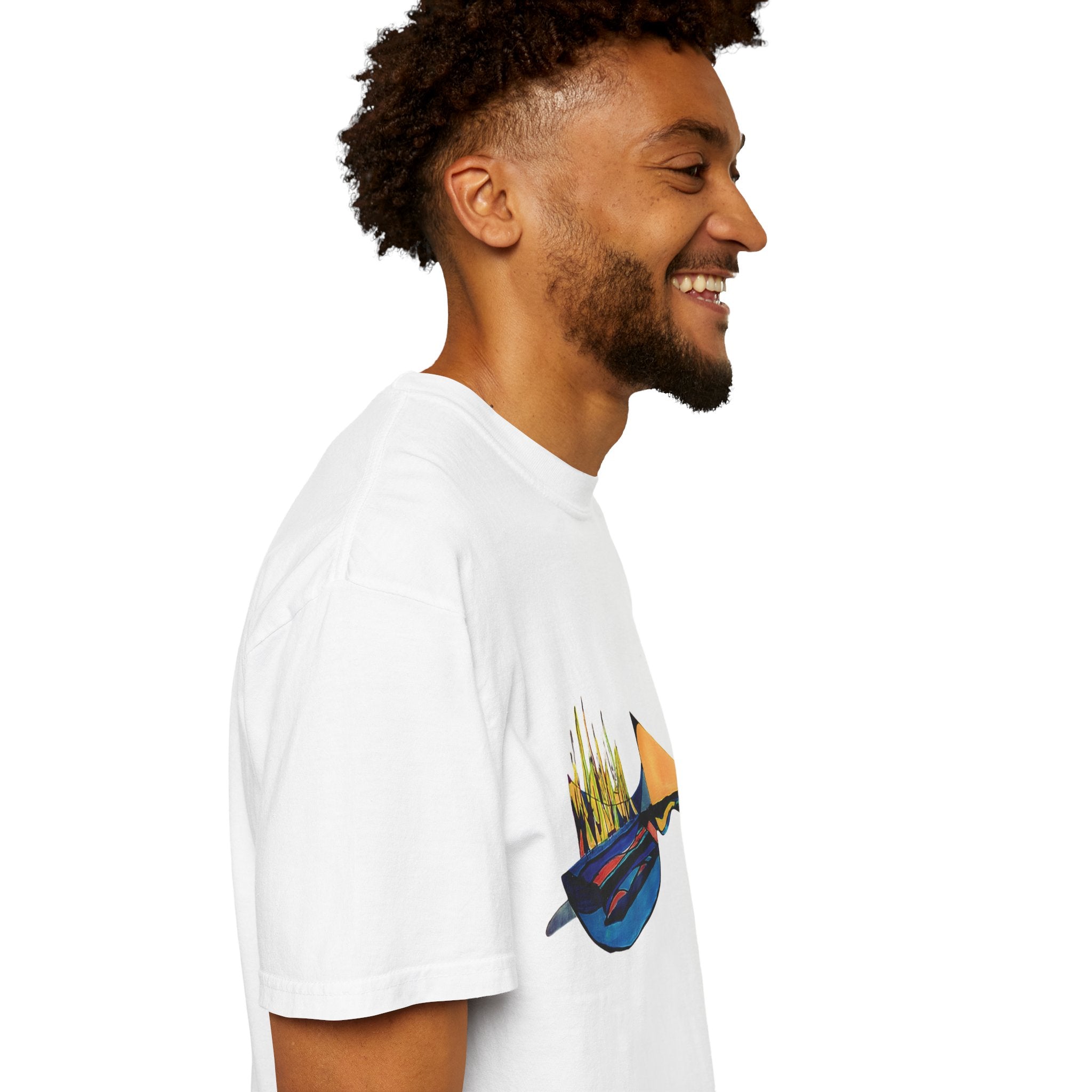 Sailing Illusion Unisex T-Shirt | Abstract Sailing Graphic