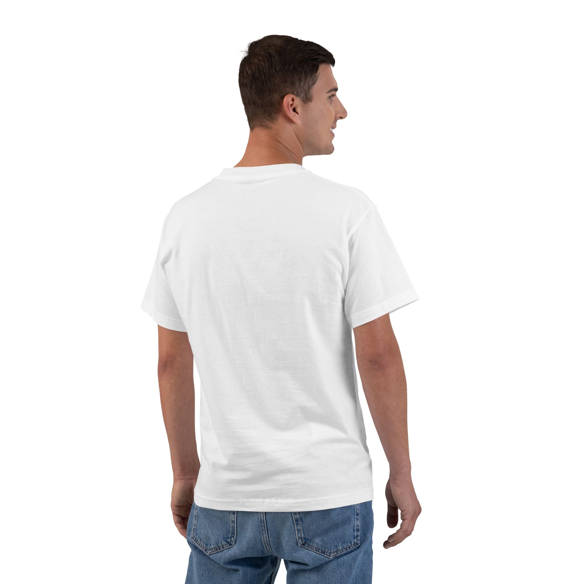 Mountain Landscape Diamond Drip T-Shirt | Blue Night Scenery