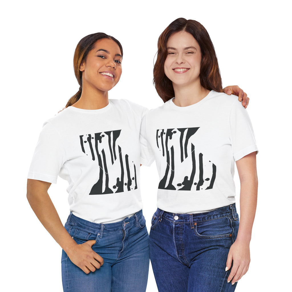 Ink Drip — Black & White Abstract 'Drip' Graphic Tee
