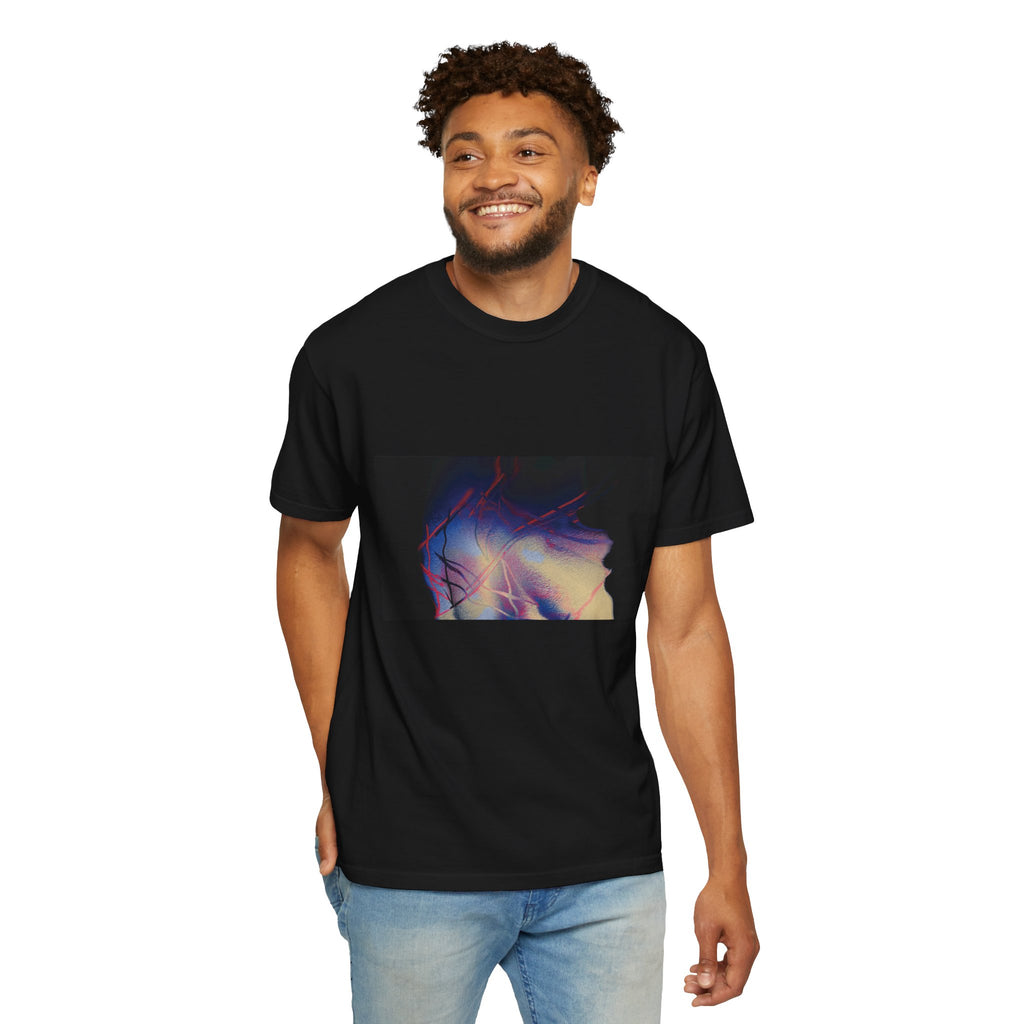 The Overwhelm Unisex T‑Shirt | Triptych Vaporwave Graphic Tee