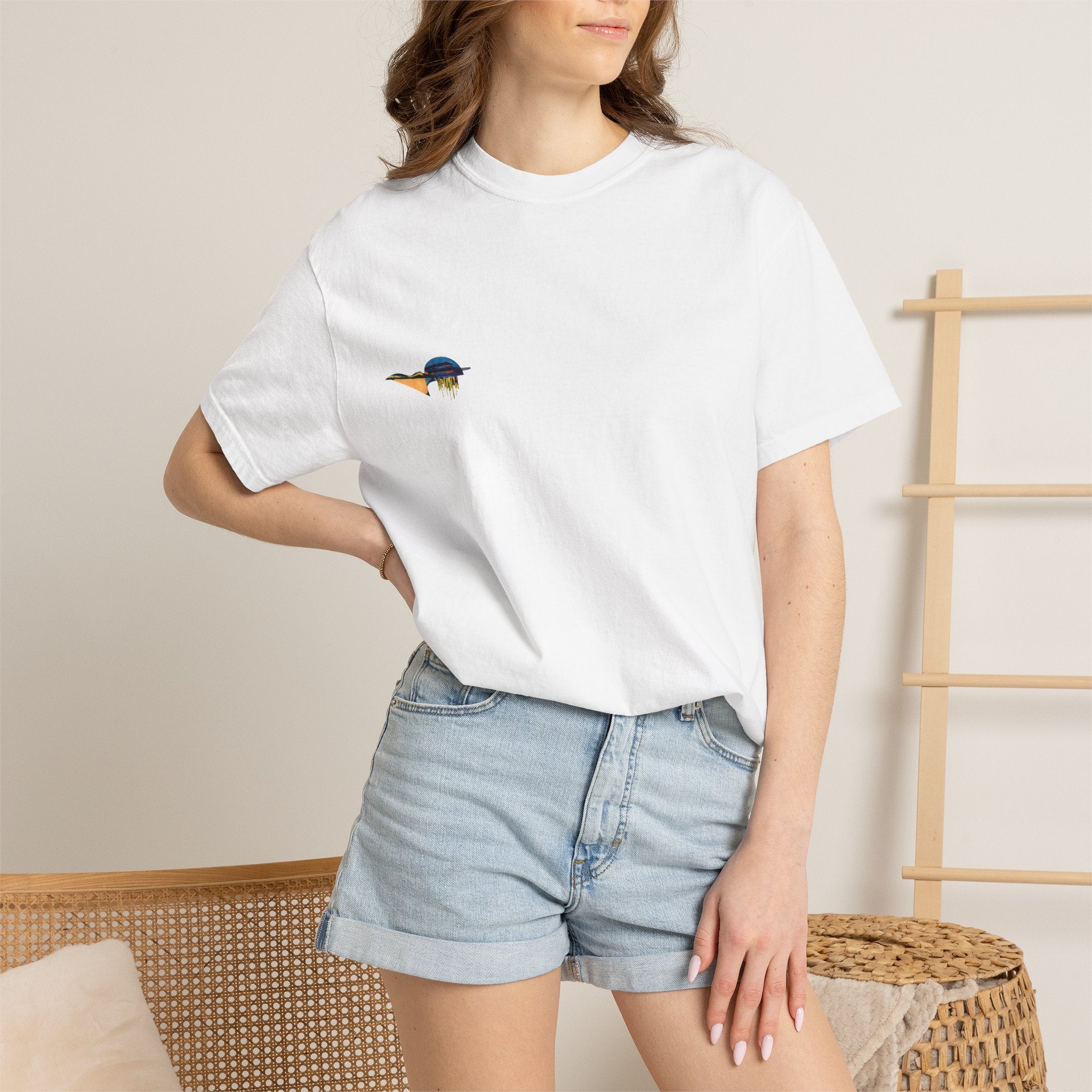 Sailing Illusion (back) Unisex T-Shirt┃ Abstract Sailing Graphic