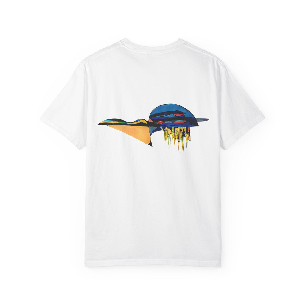 Sailing Illusion (back) Unisex T-Shirt┃ Abstract Sailing Graphic