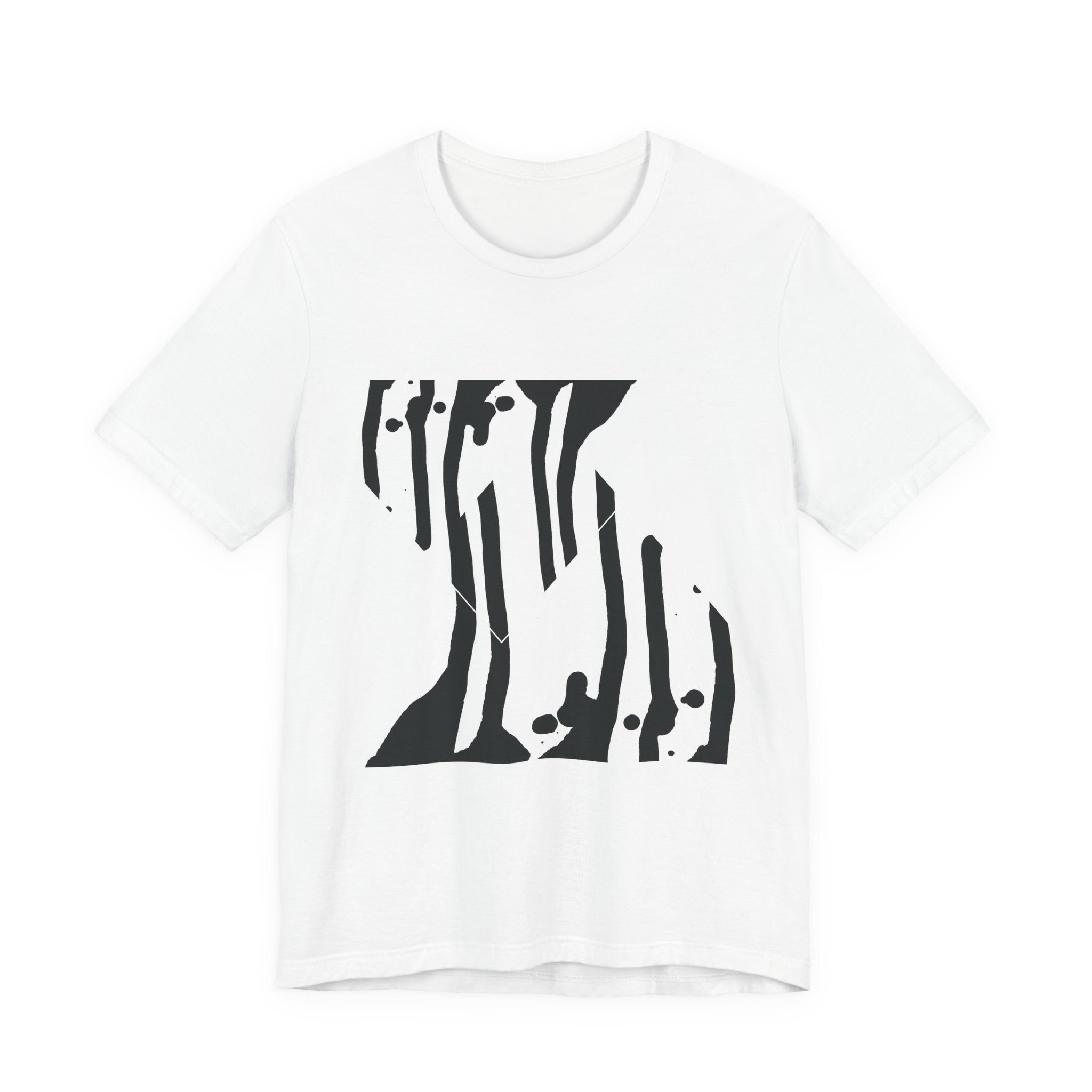 Ink Drip — Black & White Abstract 'Drip' Graphic Tee