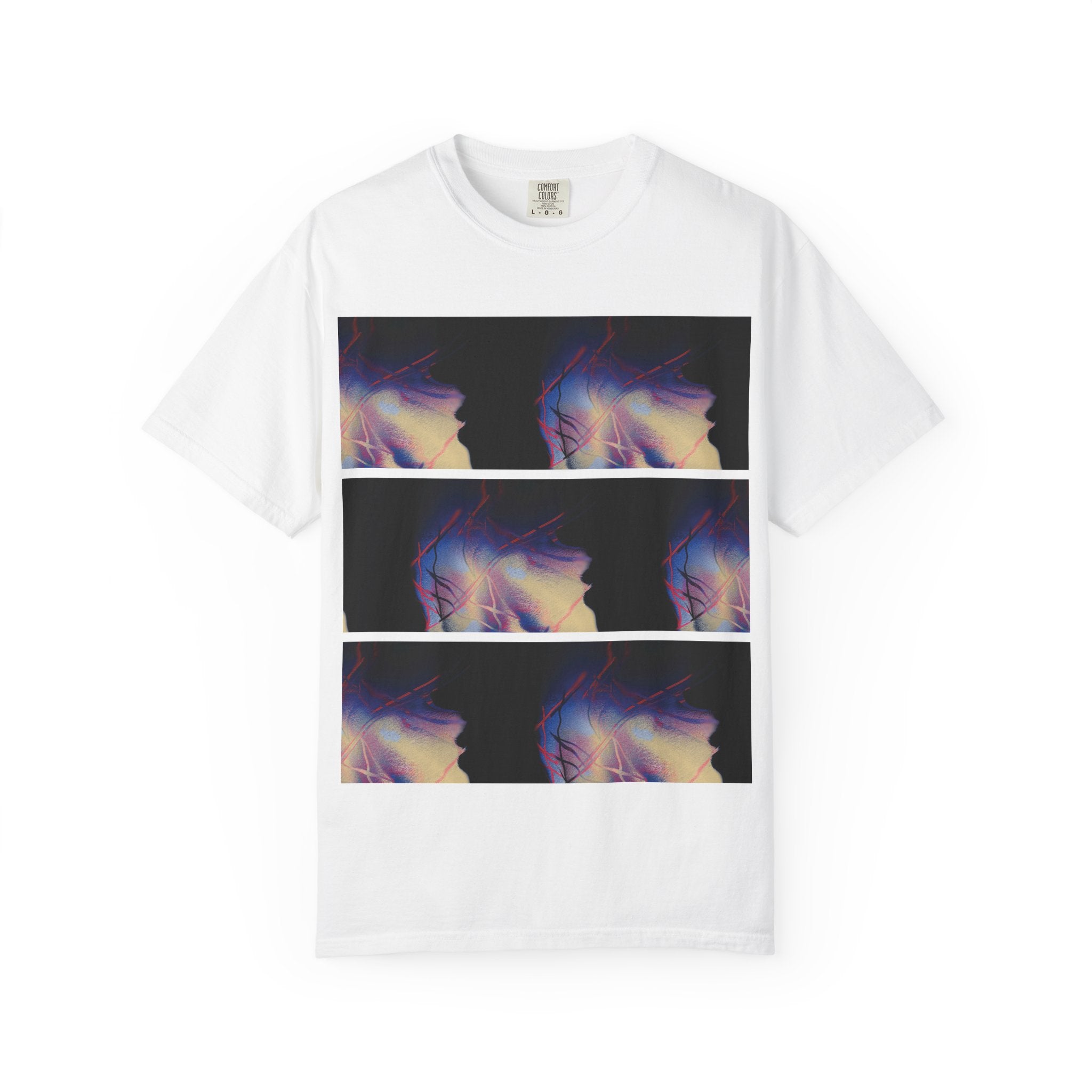 The Overwhelm Unisex T‑Shirt | Triptych Vaporwave Graphic Tee