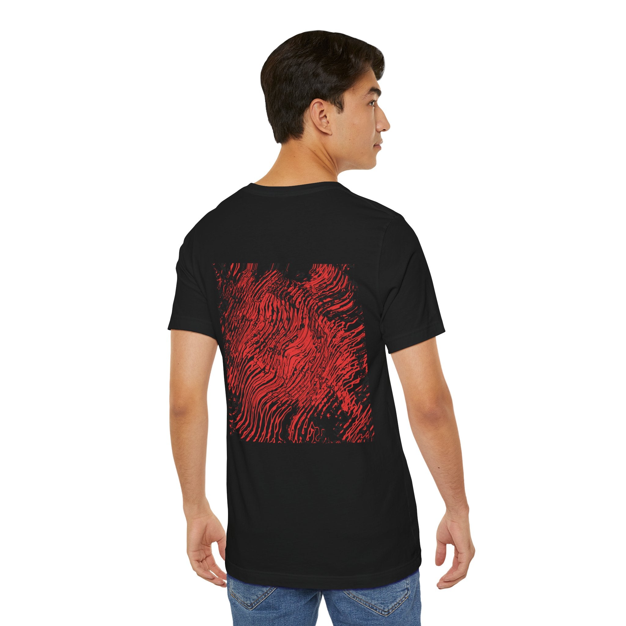 Red Rip Wave T-Shirt (back)