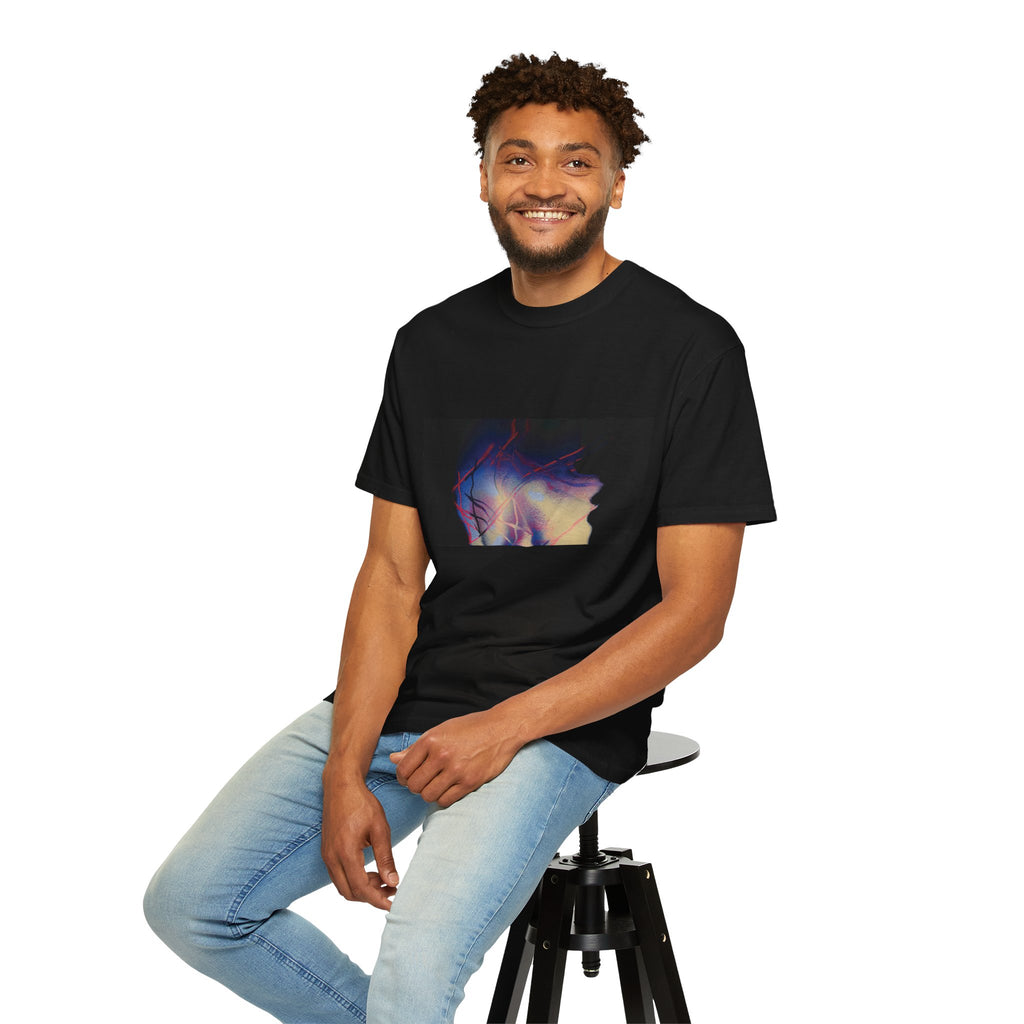 The Overwhelm Unisex T‑Shirt | Triptych Vaporwave Graphic Tee
