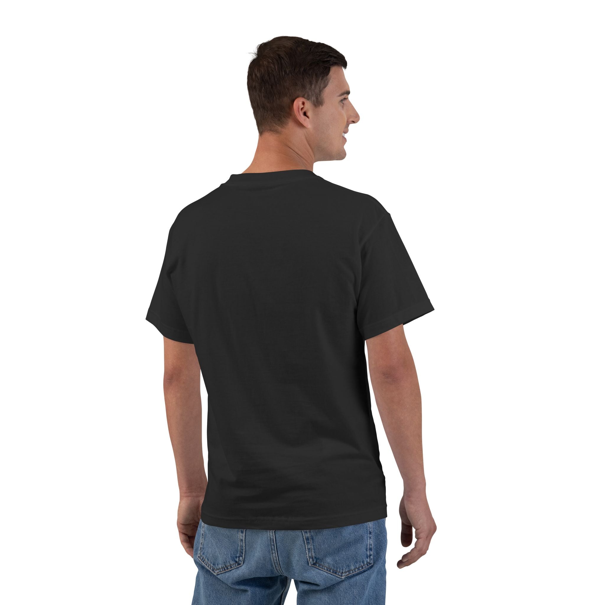 Mountain Landscape Diamond Drip T-Shirt | Blue Night Scenery