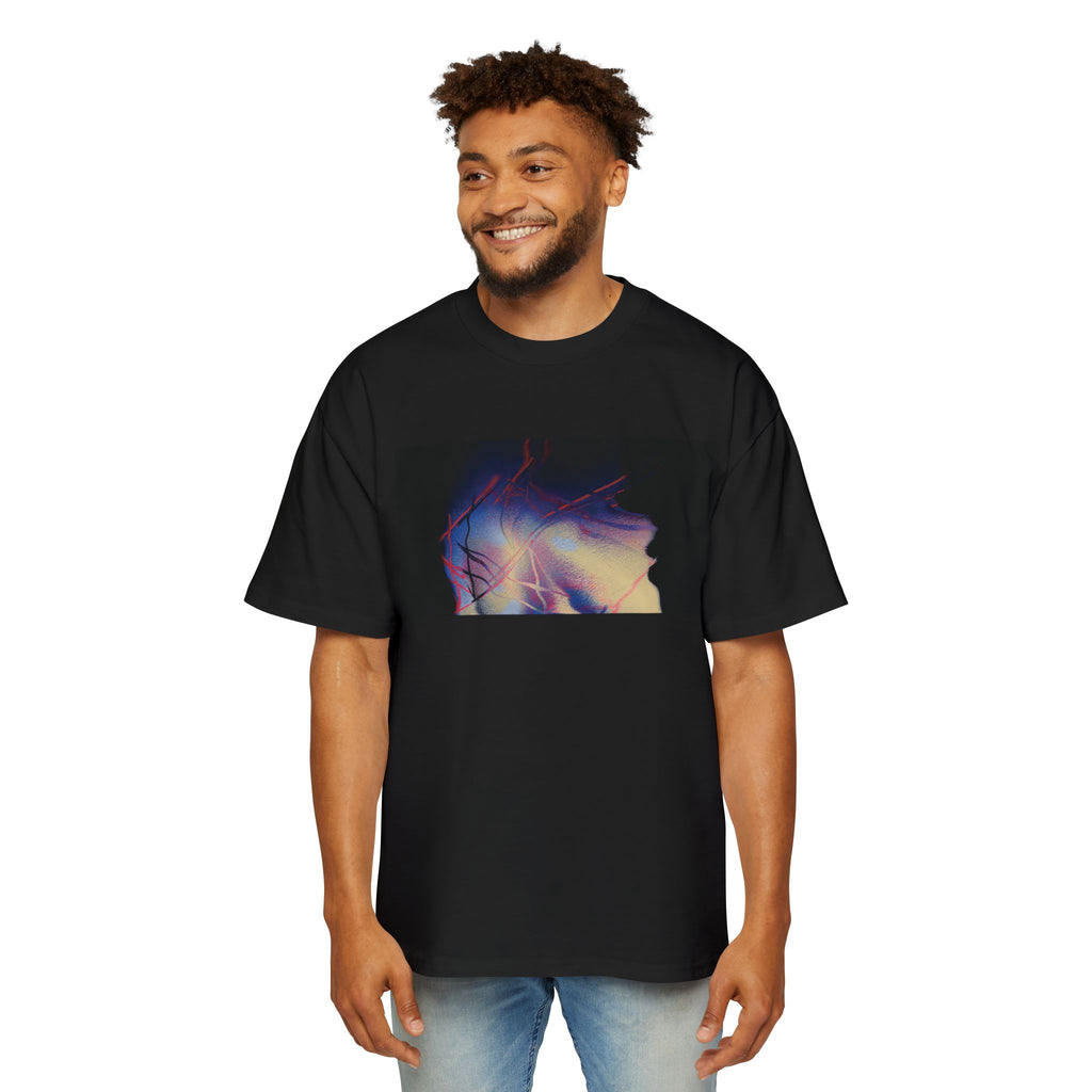 The Overwhelm Unisex T‑Shirt — Triptych Vaporwave Graphic Tee