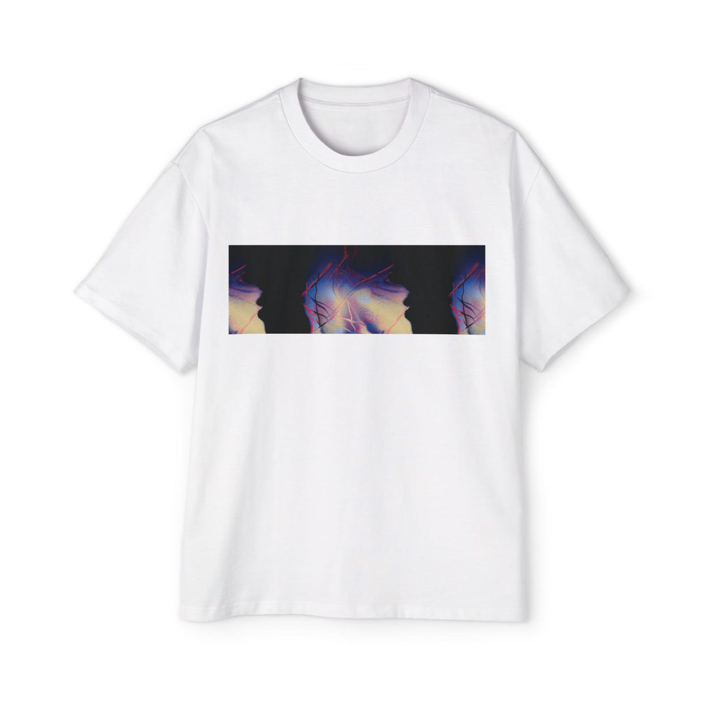 The Overwhelm Unisex T‑Shirt — Triptych Vaporwave Graphic Tee