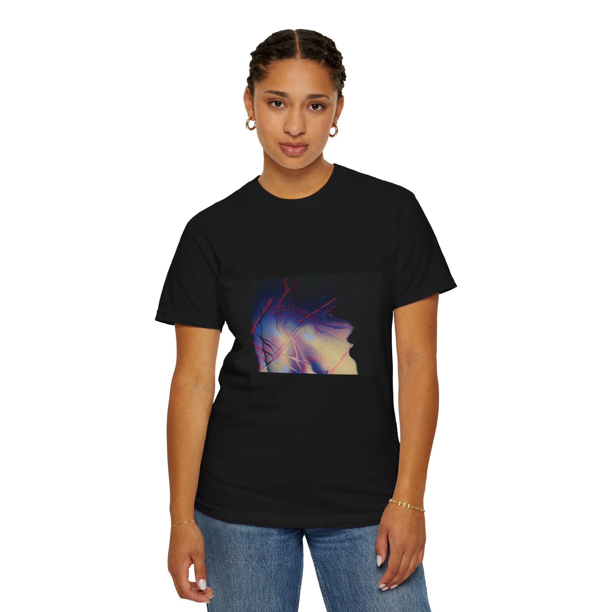 The Overwhelm Unisex T‑Shirt | Triptych Vaporwave Graphic Tee